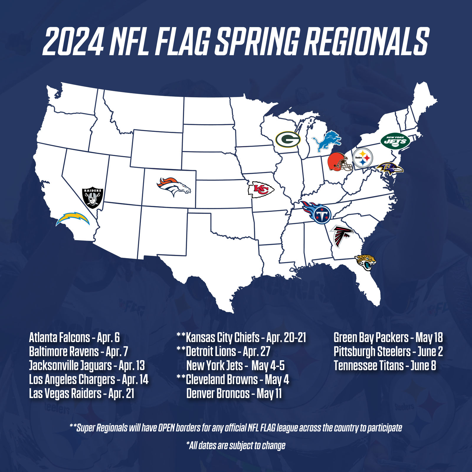 2024 NFL FLAG Regional Tournament Series