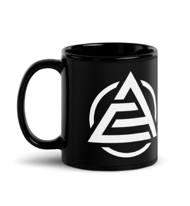 Alpha Elite Black Glossy Mug